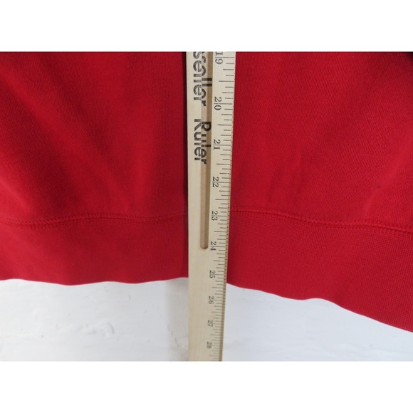 Nike Jordan Hoodie Mens Small Red Full Zip Jumpman Logo Sweatshirt Athletic - Picture 8 of 8